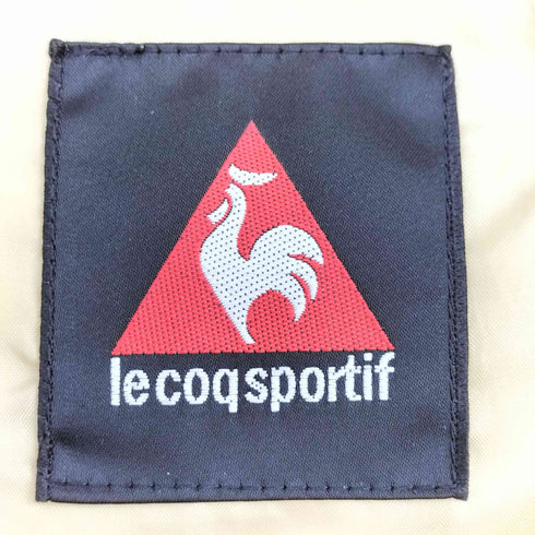 ルコック スポルティフ le coq sportif ロゴ刺繍 スナップボタン ジップアップ ダウン ベスト メンズ import:L