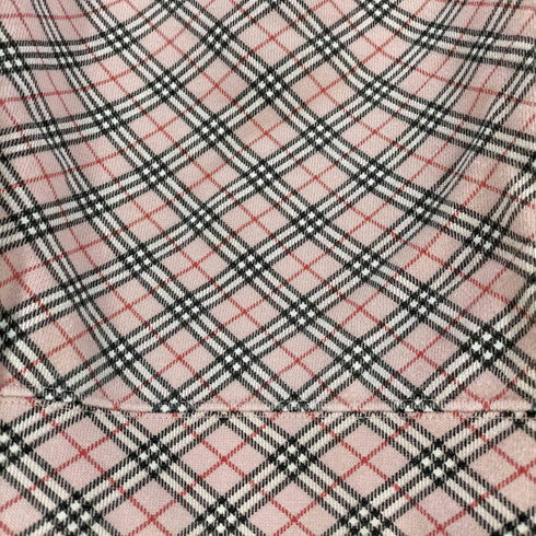 バーバリーブルーレーベル BURBERRY BLUE LABEL ホース刺繍 ノバチェック 半袖スウェット レディース import:M