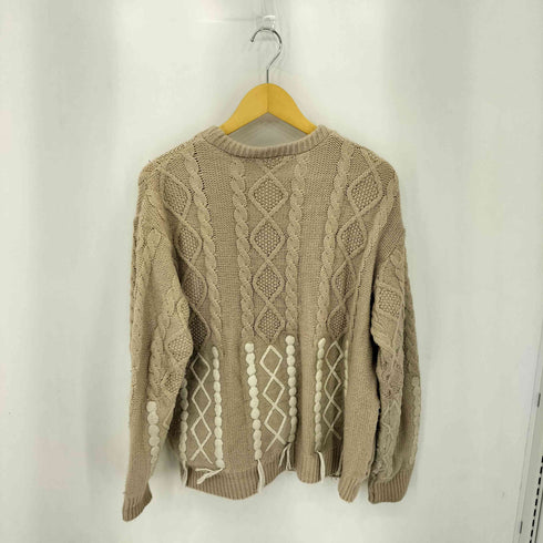 アモク AMOK Fake Cardigan フェイク ケーブルデザイン カーディガン メンズ JPN:M