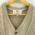 アモク AMOK Fake Cardigan フェイク ケーブルデザイン カーディガン メンズ JPN:M