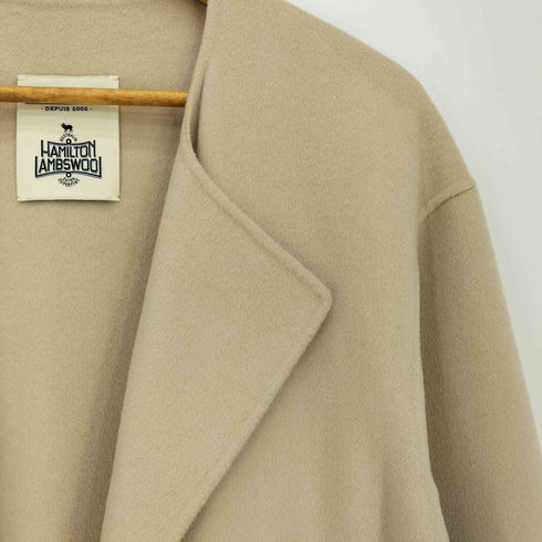 フレームワーク FRAMeWORK HAMILTON WOOL ハミルトン ラム ウール 2WAY リバーコート レディース JPN:38