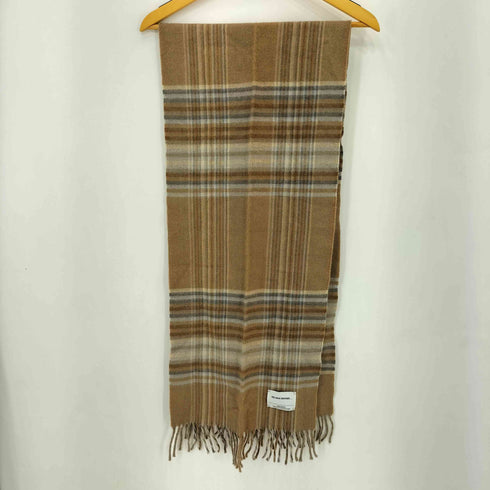 ザイノウエブラザーズ THE INOUE BROTHERS アルパカ チェック柄 マフラー メンズ