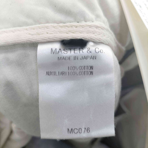 マスターアンドコー MASTER&CO. ベルト付き コットン チノ レディース JPN:S