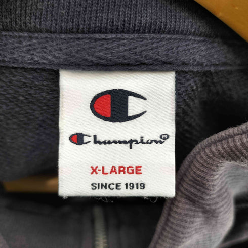 チャンピオン Champion ロゴ刺繍 ハーフジップ スウェット メンズ JPN:XL