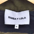 BIMBA Y LOLA 袖 ロゴ コットン リネン スタンドカラー ミリタリー ジャケット メンズ import:M