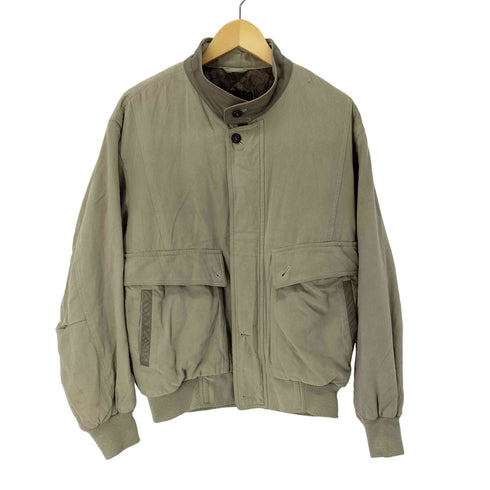 ザスコッチハウス The Scotch House 裏地ペイズリーキルティング フェイクスウェードブルゾン メンズ import:L