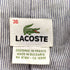 ラコステ LACOSTE 90-00S ブルガリア製 裏地ストライプ ロゴ エンブレム レーヨン混 テーラード ジャケット レディース FR:36