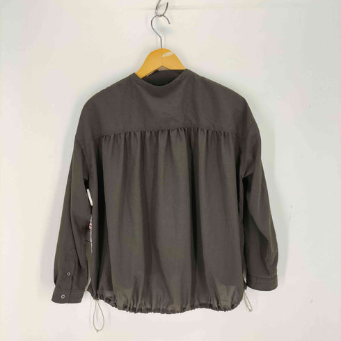 ジムフレックス GYMPHLEX バンドカラー ドローコード 長袖シャツ レディース UK:14
