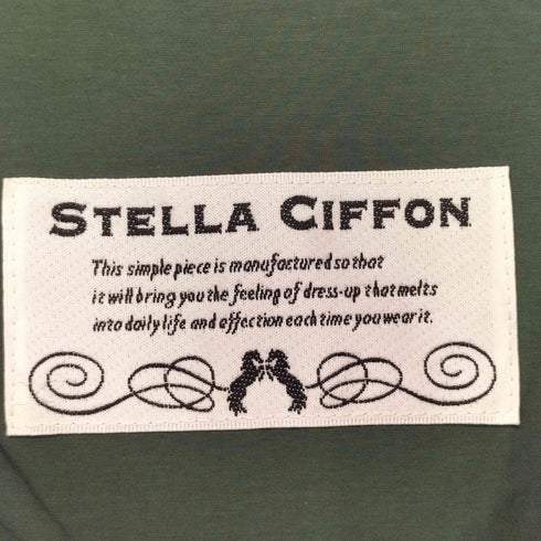 ステラシフォン STELLA CIFFON ノーカラーダウンコート レディース JPN:36