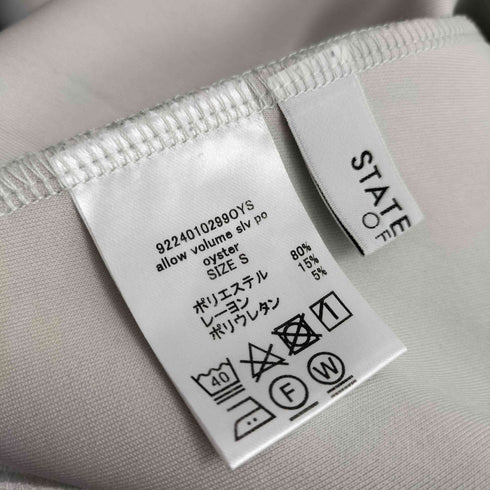 ステートオブマインド STATE OF MIND allow volume sleeve po ボリュームスリーブスウェット レディース JPN:S
