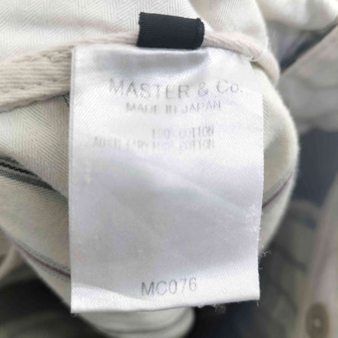 マスターアンドコー MASTER&CO. レオパード柄 ベルト付き コットン チノ パンツ レディース JPN:XS