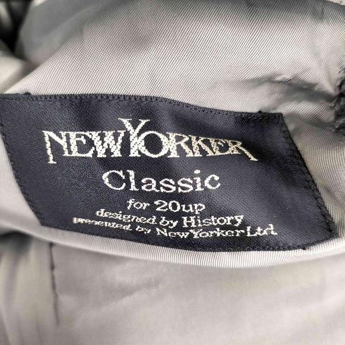 ニューヨーカー NEWYORKER ウール ヘリンボーンテーラードジャケット メンズ import:S