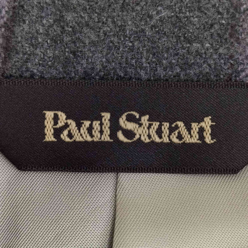 ポールスチュアート Paul Stuart チェック シルクカシミヤ混 2B テーラードジャケット メンズ A4