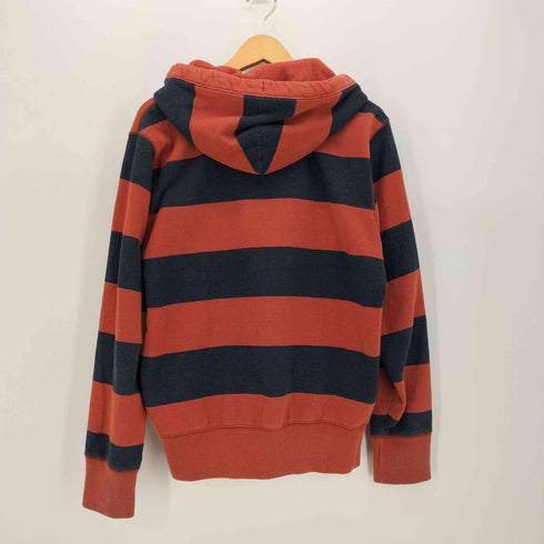 ROEBUCK&CO ボーダー ジップアップフーディ メンズ import:S