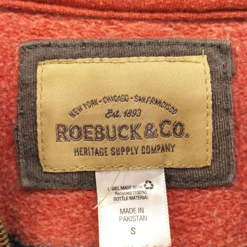 ROEBUCK&CO ボーダー ジップアップフーディ メンズ import:S