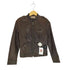 バナナリパブリック BANANA REPUBLIC lamb leather ラムレザーシングルライダースジャケット レディース S