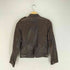 バナナリパブリック BANANA REPUBLIC lamb leather ラムレザーシングルライダースジャケット レディース S