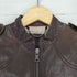 バナナリパブリック BANANA REPUBLIC lamb leather ラムレザーシングルライダースジャケット レディース S