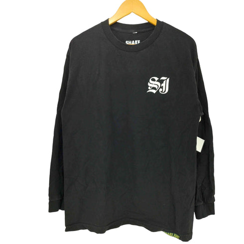 SHAKE JUNT 両面 プリント クルーネック L/S Tシャツ メンズ import:L