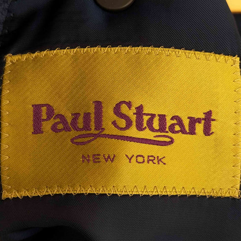ポールスチュアート Paul Stuart チェック シルクリネン混 2B テーラードジャケット メンズ A5