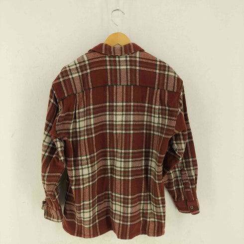 TRIMMER CRAFT 80-90s ヘビーネルシャツ メンズ import:L
