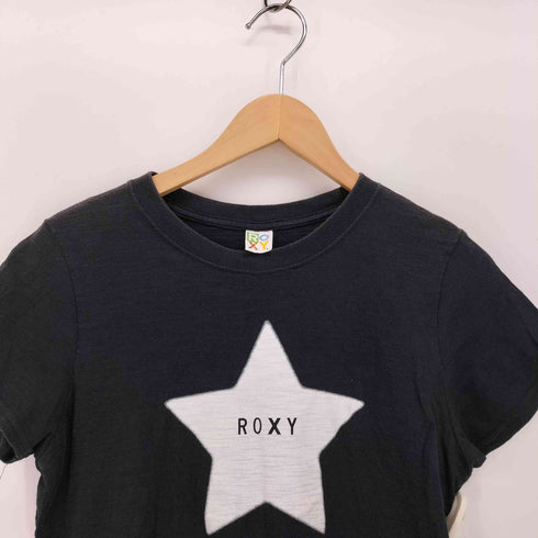 ロキシー ROXY スターデザイン クルーネック Tシャツ Y2K レディース import:L