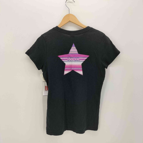 ロキシー ROXY スターデザイン クルーネック Tシャツ Y2K レディース import:L