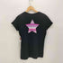 ロキシー ROXY スターデザイン クルーネック Tシャツ Y2K レディース import:L