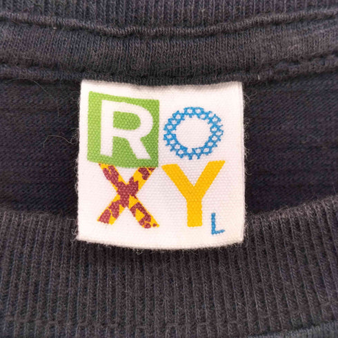 ロキシー ROXY スターデザイン クルーネック Tシャツ Y2K レディース import:L