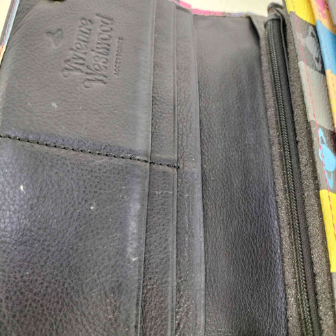 ヴィヴィアンウエストウッド Vivienne Westwood LOGOMANIA PINK/PINK ロゴマニア ブロックチェック 長財布 レディース