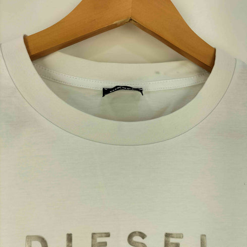 ディーゼル DIESEL 00SKUX-JUST-LS ラバープリント長袖Tシャツ メンズ JPN:L