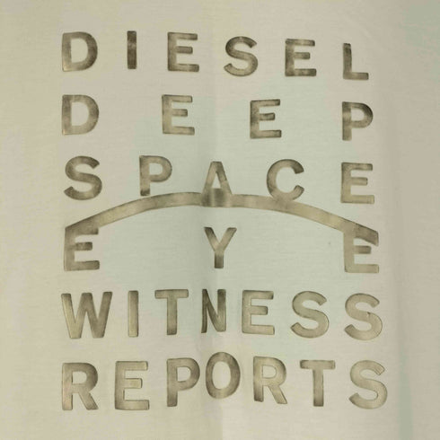 ディーゼル DIESEL 00SKUX-JUST-LS ラバープリント長袖Tシャツ メンズ JPN:L