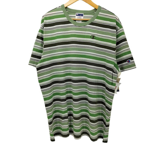 チャンピオン Champion Yarn-Dye Stripe S/S T-Shirt ヤーンダイ ストライプ Tシャツ メンズ import:XL