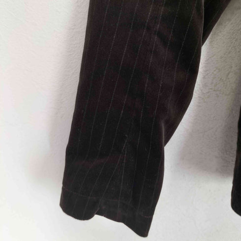 ポールスミスジーンズ Paul Smith JEANS ストライプ柄ベロア地2Bテーラードジャケット メンズ S