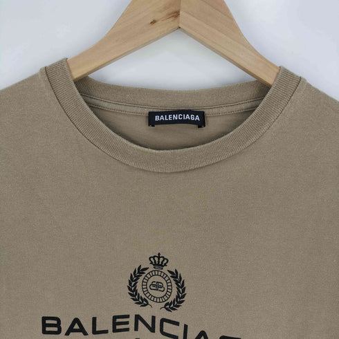 バレンシアガ BALENCIAGA Logo-Print Cotton-Jersey T-Shirt ロゴ プリント Tシャツ メンズ JPN:S