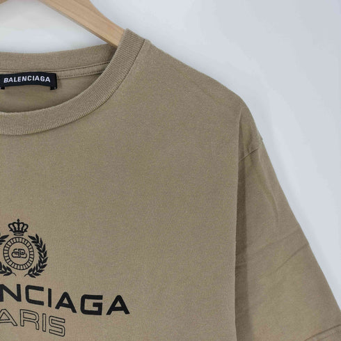 バレンシアガ BALENCIAGA Logo-Print Cotton-Jersey T-Shirt ロゴ プリント Tシャツ メンズ JPN:S