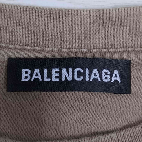 バレンシアガ BALENCIAGA Logo-Print Cotton-Jersey T-Shirt ロゴ プリント Tシャツ メンズ JPN:S