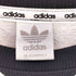 アディダス adidas 80S デサント製 トレフォイルロゴ 前V ロゴ刺繍 ストライプ クルーネック スウェット メンズ import:L