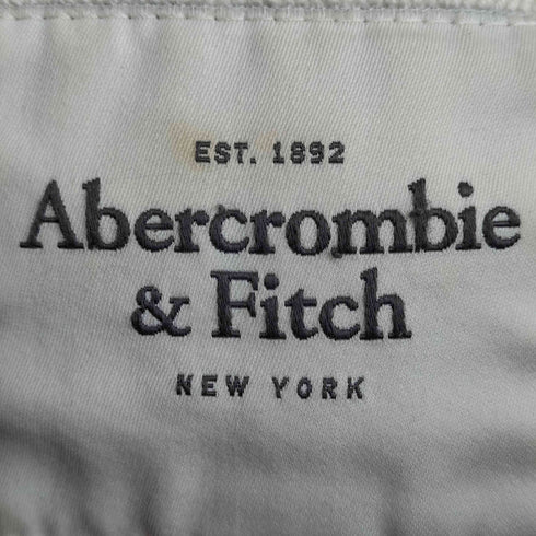 アバクロンビーアンドフィッチ Abercrombie & Fitch NEW YORK FITCH 刺繍 サイドリブ ライン ジップパーカー Y2K メンズ import:M