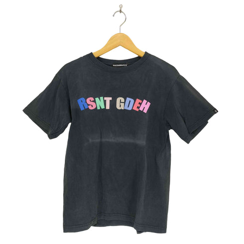 グッドイナフ GOODENOUGH RESONATE anvilボディ USA製 両面プリントクルーネックTシャツ メンズ M