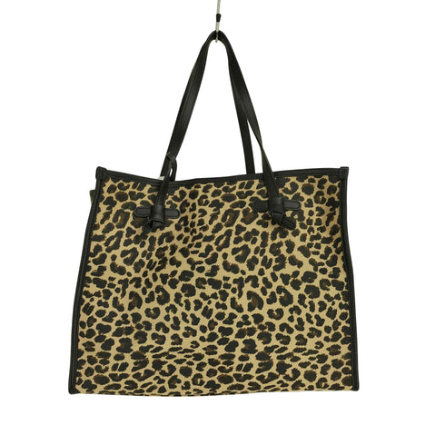 ジャンニキャリーニ GIANNI CHIARINI ミニポーチ付 レオパード トートバッグ レディース