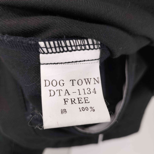 ドッグタウン DOG TOWN 90s 日本製 ロゴ刺繍 ロゴエンブレム コットンツイル ジップアップ ブルゾン メンズ FREE