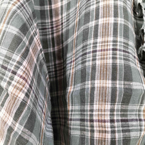 サマンサモスモス samansa Mos2 Cross Linen フリルブラウス レディース FREE