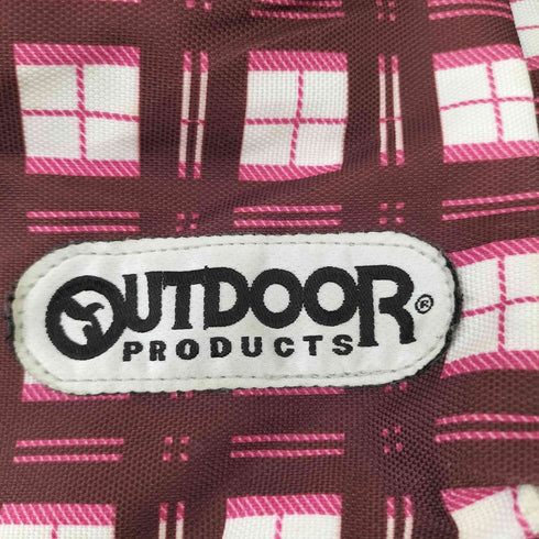 アウトドアプロダクツ OUTDOOR PRODUCTS チェック柄 バッグパック レディース
