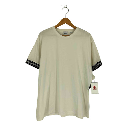 バーバリーロンドン BURBERRY LONDON TESLOW ロゴテープ コットン オーバーサイズ メンズ JPN:M