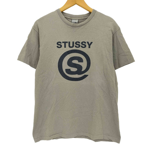 ステューシー Stussy OLD 00s USA製 銀タグ アットマークロゴ Tシャツ シングルステッチ メンズ import:M