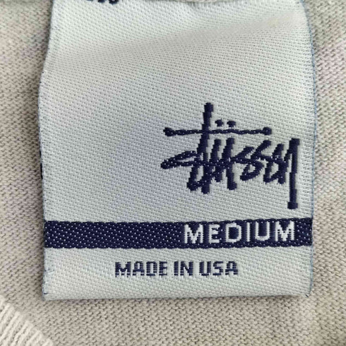 ステューシー Stussy OLD 00s USA製 銀タグ アットマークロゴ Tシャツ シングルステッチ メンズ import:M