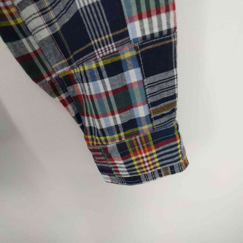 フェアファクス FAIRFAX L/S BD パッチワーク シャツ メンズ JPN:M