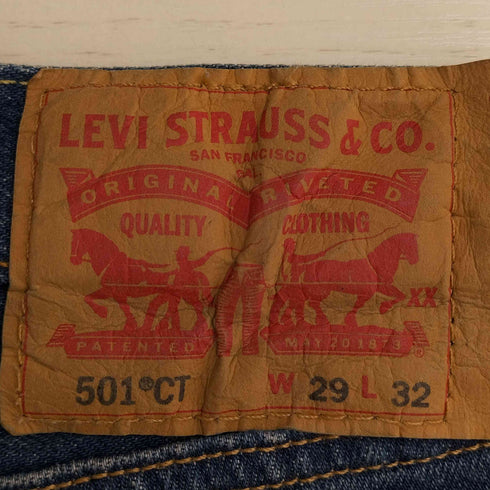 リーバイス Levis 501CT CUSTOMIZED & TAPERED カスタマイズ&テーパード デニム メンズ W29 L32