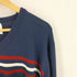 ジャンセン jantzen 70S USA製 ボーダー vネック ニットトップス メンズ import:L
